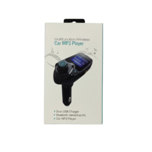 Bluetooth FM-sändare & MP3-spelare för bil – Handsfree & Dual USB-laddare