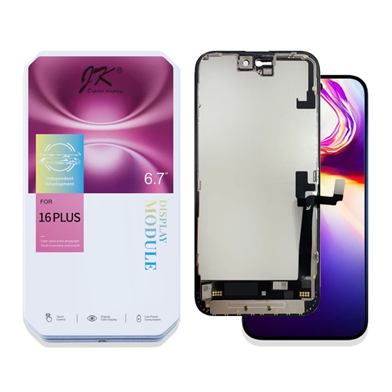 JK LCD Skärm – För iPhone 16 Plus